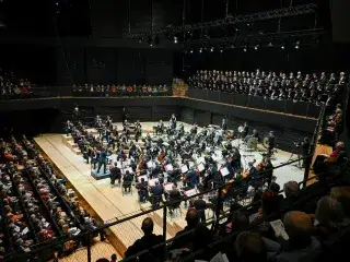 Konzert in der Isarphilharmonie im Gasteig HP8: Blick auf die Bühne