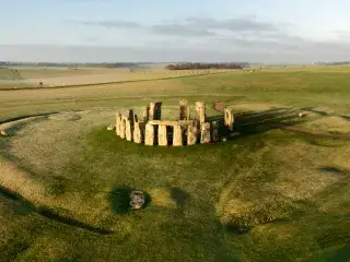 Stonehenge - Ausstellung: Blick von Südwesten