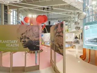 Planetary Health im Deutschen Museum - Ausstellungsansicht