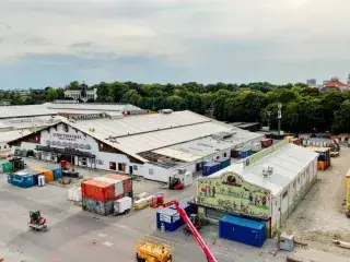 Oktoberfest Baustelle Schottenhamel Zelt
