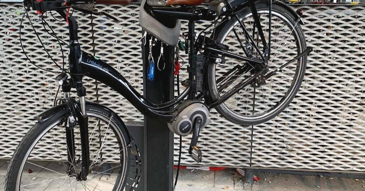 ffentliche Luftpumpe und Fahrrad-Werkzeug in Mnchen - muenchen.de