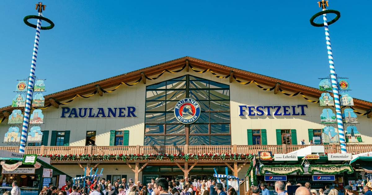 Paulaner Festzelt auf dem Oktoberfest - muenchen.de