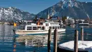 Schiff auf dem Tegernsee bei Rottach-Egern