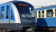 Neuen U-Bahn vom Typ C2und A-Wagen von 1970