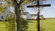 Wohnhäuser in Lochhausen im Münchner Westen