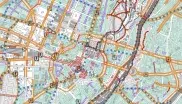 Der Münchner Radlstadtplan enthält Informationen zu den Radwegen und den ausgeschilderten Hauptrouten in München