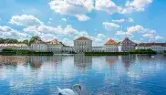 Schloss Nymphenburg im Sommer
