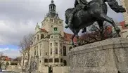 Das Reiterdenkmal für Prinzregent Luitpold vor dem Bayerischen Nationalmuseum