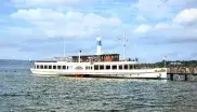 Ein Dampfer auf dem Ammersee