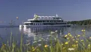 Ein Dampfer auf dem Starnberger See