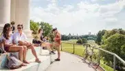 Die Aussicht am Monopteros im Englischen Garten
