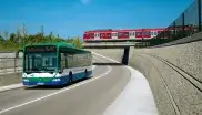 Bus und S-Bahn in München