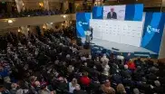 Bundespräsident Steinmeier bei der Eröffnung der Siko