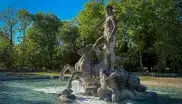 Neptun-Brunnen im Alten Botanischen Garten